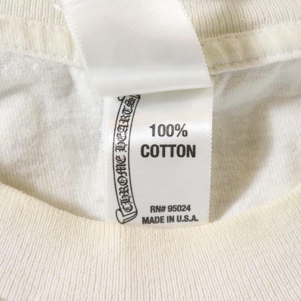 CHROME HEARTS(クロムハーツ) FOTI S/S Tee フォティ プリント 半袖Tシャツ カットソー ホワイト