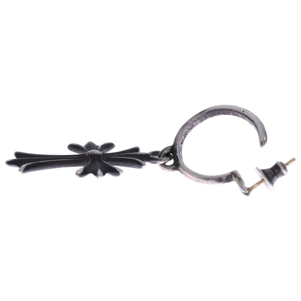 CHROME HEARTS(クロムハーツ) TINY CH CROSS タイニーCHクロス フープピアス シルバー BCA115