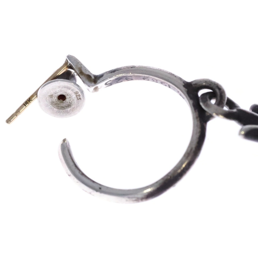 CHROME HEARTS(クロムハーツ) TINY CH CROSS タイニーCHクロス フープピアス シルバー BCA115