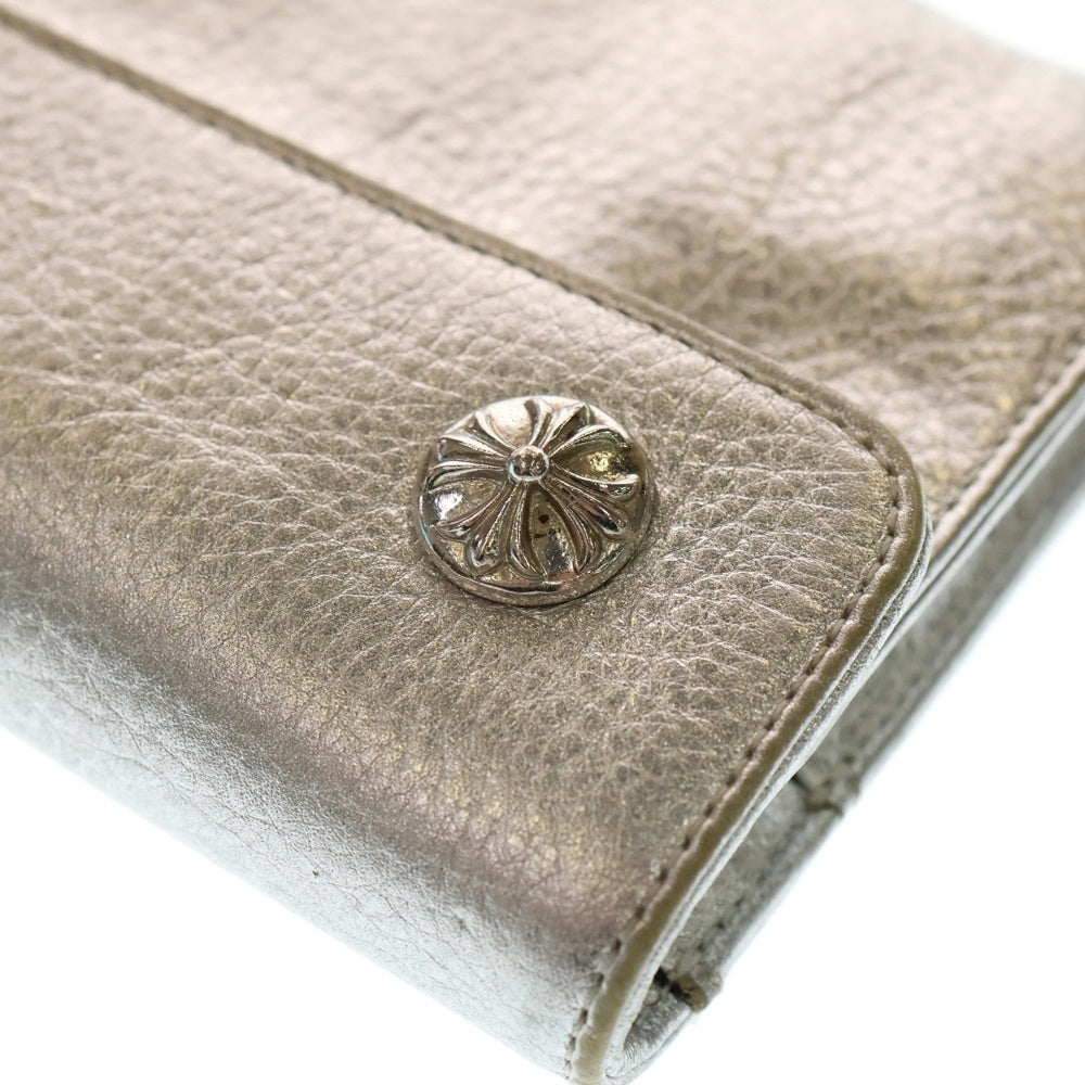 CHROME HEARTS(クロムハーツ) WAVE ウェーブ レザーウォレット 財布 シルバー