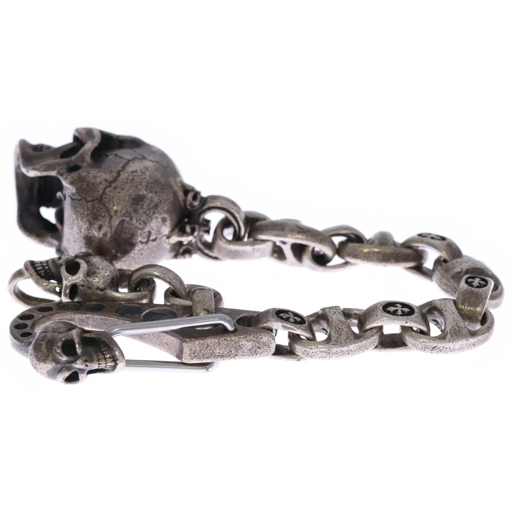 Bill Wall Leather/BWL(ビルウォールレザー) スカルクリップ スカルキーチェーン シルバー