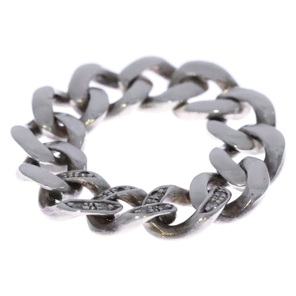 RATS(ラッツ) CHAIN RING SILVER WITH DIAMOND チェーンモチーフ リング シルバー