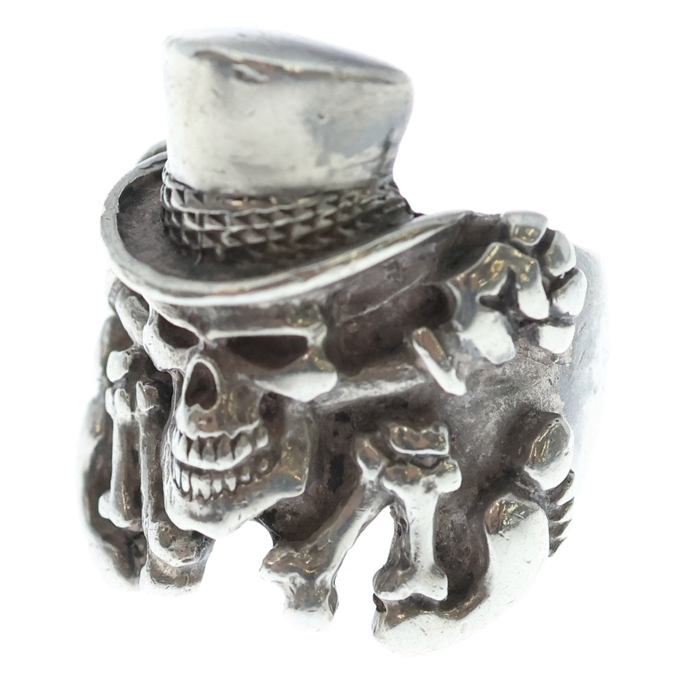 CRAZY PIG(クレイジーピッグ) MASCOT SKULL RING シルクハット スカル
