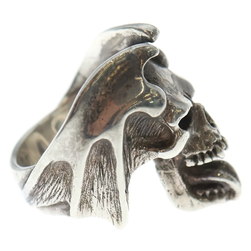 CRAZY PIG(クレイジーピッグ) LUCIFER SKULL RING ルシファー スカルリング シルバー
