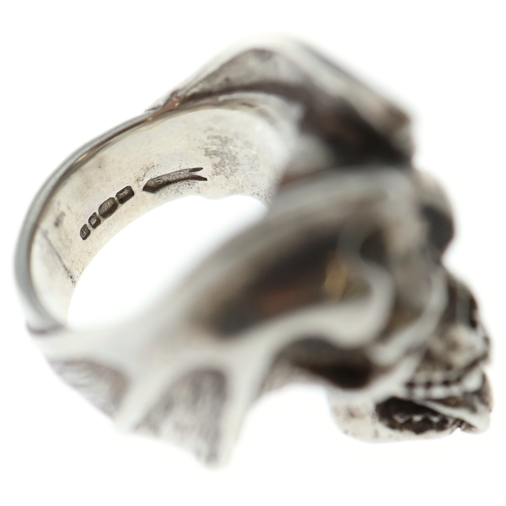 CRAZY PIG(クレイジーピッグ) LUCIFER SKULL RING ルシファー スカルリング シルバー