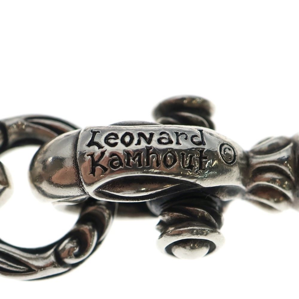 LEONARD KAMHOUT(レナードカムホート) クレーンサークル シルクリンクブレスレット シルバー