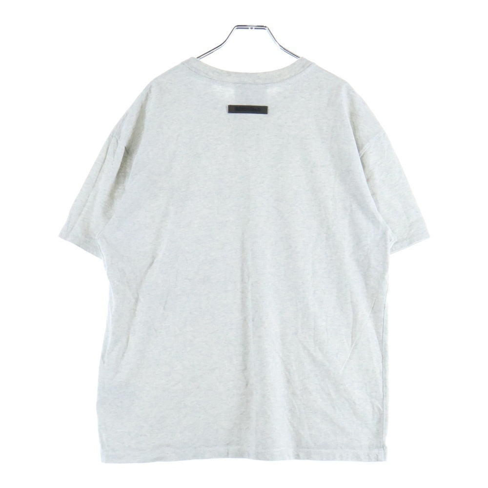 ESSENTIALS FEAR OF GOD(エッセンシャル フィアオブゴッド) Short-Sleeve Tee Light Heather Oatmeal ショート スリーブ ライト ヘザー オートミール ロゴプリント 半袖Tシャツ カットソー グレー