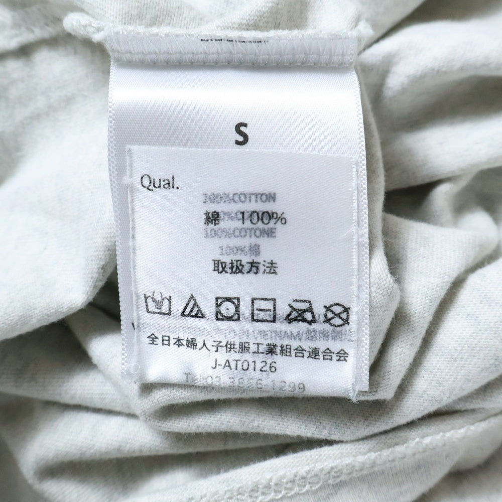 ESSENTIALS FEAR OF GOD(エッセンシャル フィアオブゴッド) Short-Sleeve Tee Light Heather Oatmeal ショート スリーブ ライト ヘザー オートミール ロゴプリント 半袖Tシャツ カットソー グレー