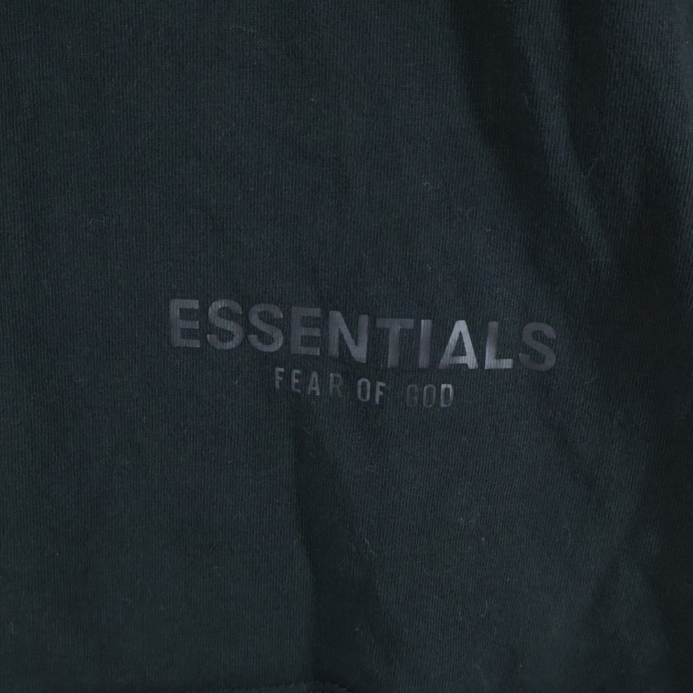ESSENTIALS FEAR OF GOD(エッセンシャル フィアオブゴッド) バックロゴプリント 半袖Tシャツ クルーネックカットソー ブラック