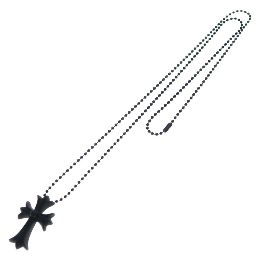 CHROME HEARTS(クロムハーツ) RUBBER CH CRS SML ラバーネックレス ブラック