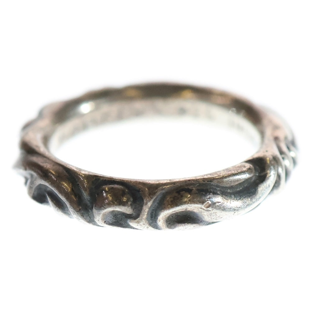 CHROME HEARTS(クロムハーツ) SCRL BAND スクロールバンド リング シルバー BCA351