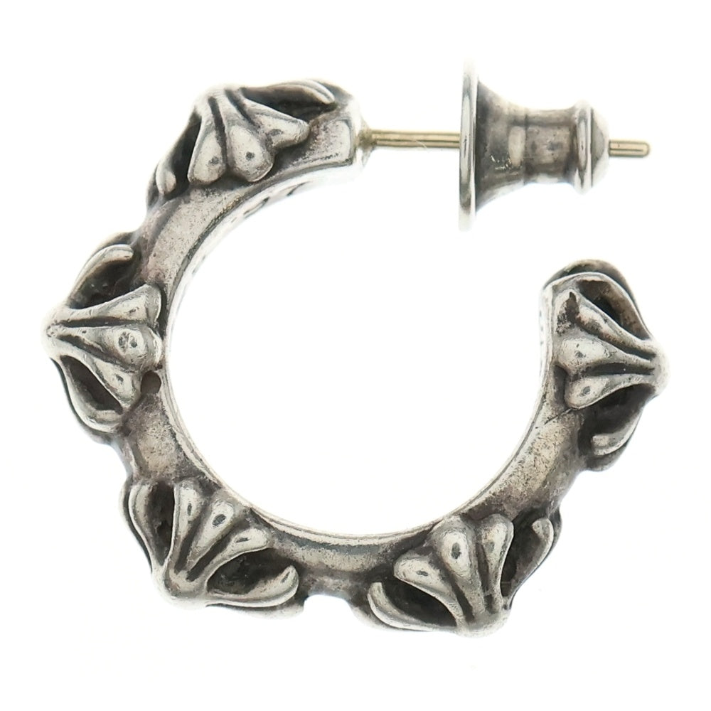 CHROME HEARTS(クロムハーツ) HOOP CROSS クロスバンド フープピアス シルバー BCA100
