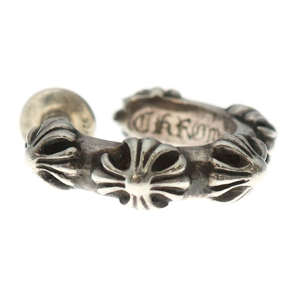 CHROME HEARTS(クロムハーツ) HOOP CROSS クロスバンド フープピアス シルバー BCA100