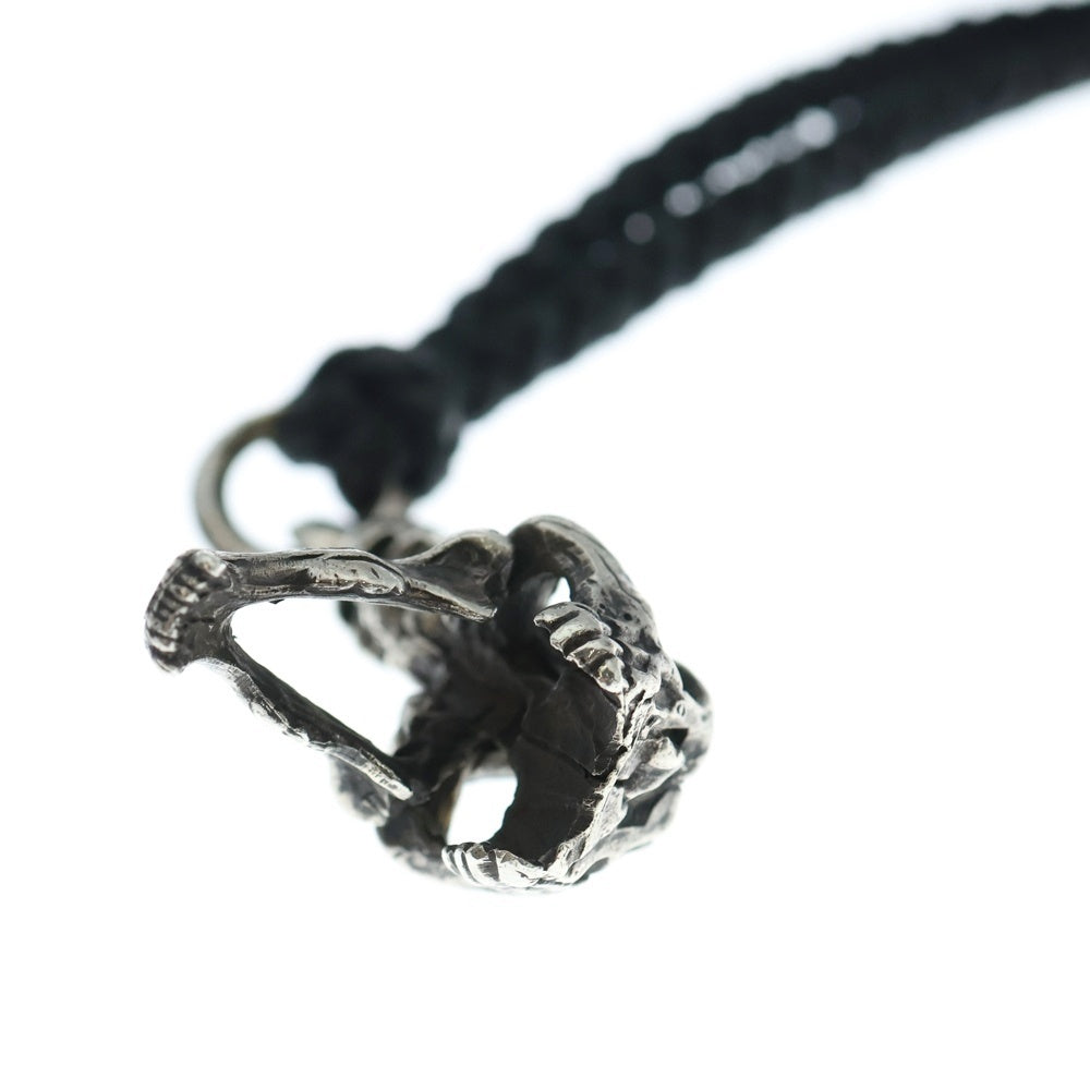 CHROME HEARTS(クロムハーツ) FOTI BUFORD フォティ ビュフォード ペンダントトップ LEATHER BRAID スクロールレザーブレード