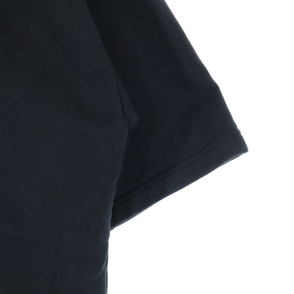 cvtvlist(カタリスト) Usual Tee ユージュアル スウェット 刺繍 Tシャツ 半袖カットソー ブラック 2301070301