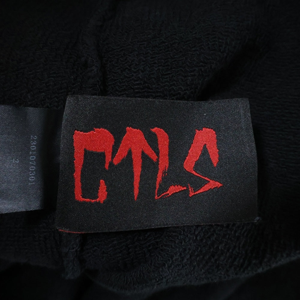 cvtvlist(カタリスト) Usual Tee ユージュアル スウェット 刺繍 Tシャツ 半袖カットソー ブラック 2301070301