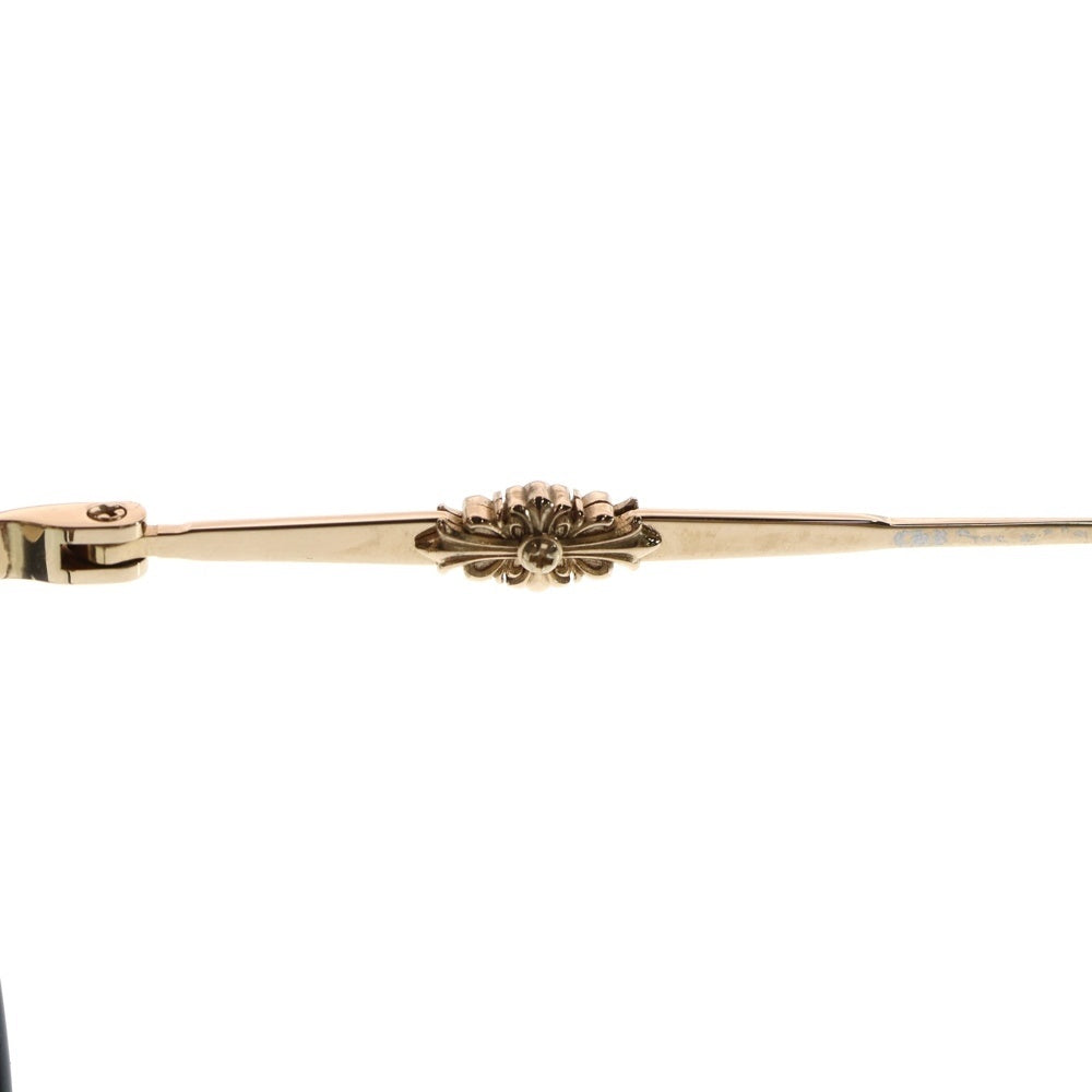 CHROME HEARTS(クロムハーツ) DIG BIG ディッグビッグ ボストンサングラス メガネ ブラック/ゴールド