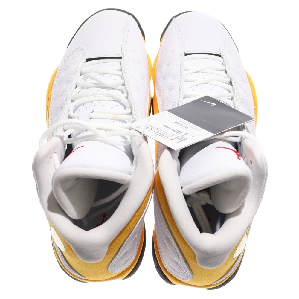 NIKE(ナイキ) Air Jordan 13 Del Sol エアジョーダン13 デルソル ハイカットスニーカー ホワイト/イエロー 414571‐167 US10/28.0cm