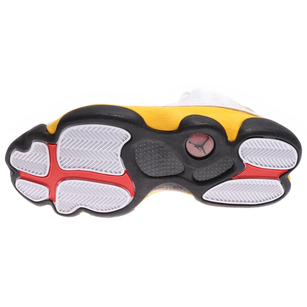 NIKE(ナイキ) Air Jordan 13 Del Sol エアジョーダン13 デルソル ハイカットスニーカー ホワイト/イエロー 414571‐167 US10/28.0cm