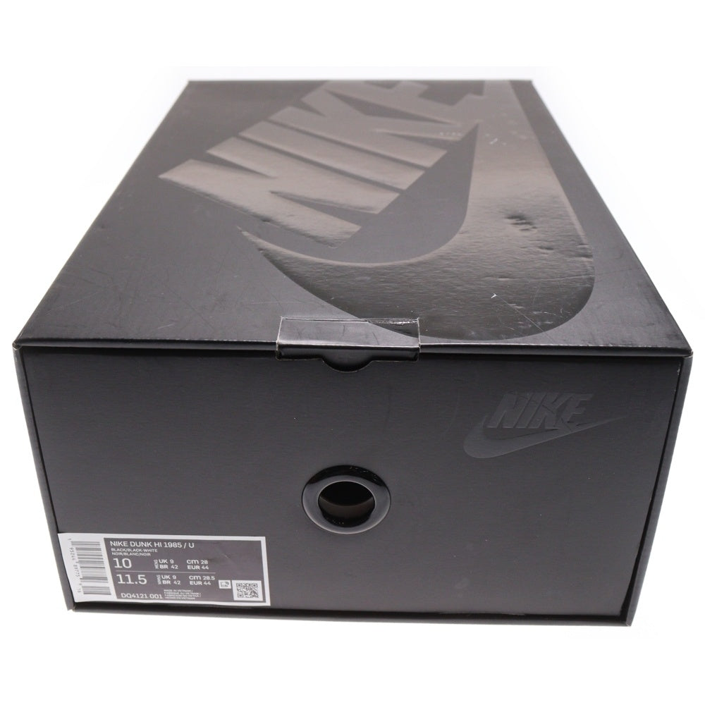 NIKE(ナイキ) ×UNDERCOVER DUNK HIGH 1985 CHAOS BLACK アンダーカバー ダンク カオスブラック ハイカットスニーカー ブラック US10/28.0cm DQ4121-001