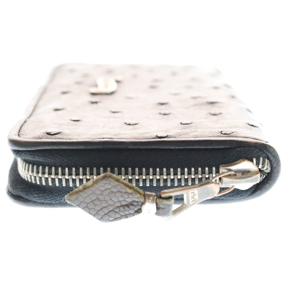 Bill Wall Leather/BWL(ビルウォールレザー) ラウンドジップ レザーウォレット 財布 ブラウン