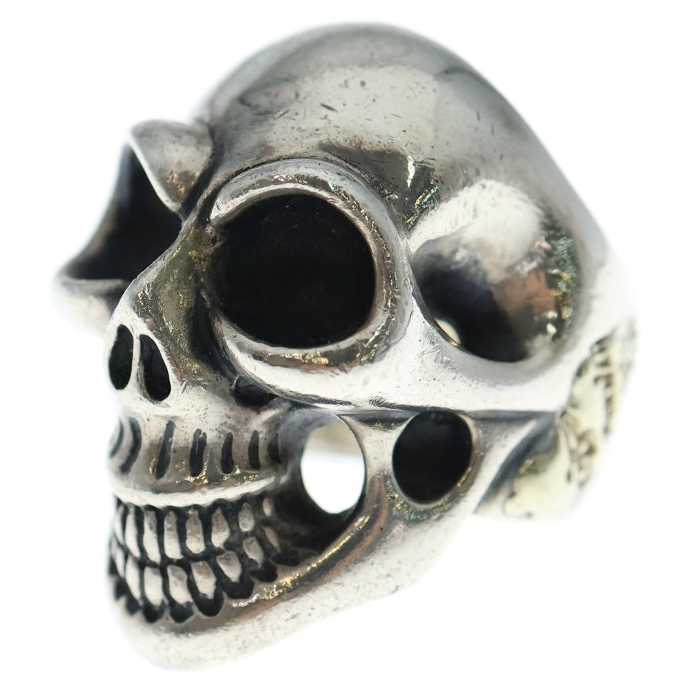 Bill Wall Leather/BWL(ビルウォールレザー) C-MASTER SKULL RING シーマスタースカルリング 18Kカスタム シルバー/ゴールド
