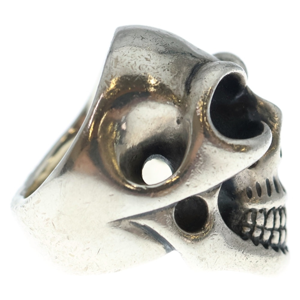 Bill Wall Leather/BWL(ビルウォールレザー) C-MASTER SKULL RING シーマスタースカルリング 18Kカスタム シルバー/ゴールド