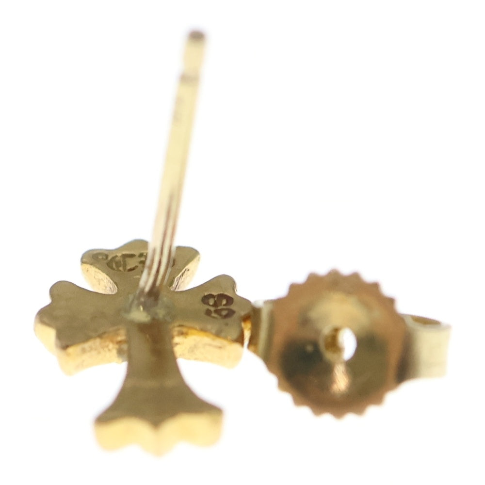 CHROME HEARTS(クロムハーツ) 22K CH CRS 2 FAT P/DIA CHクロスファット スタッドピアス PAVEダイヤ ゴールド BCA019