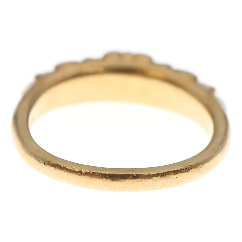 CHROME HEARTS(クロムハーツ) 22K BABYCLSC P/DIA ベイビークラシック フローラルクロスリング PAVEダイヤ ゴールド BCA055