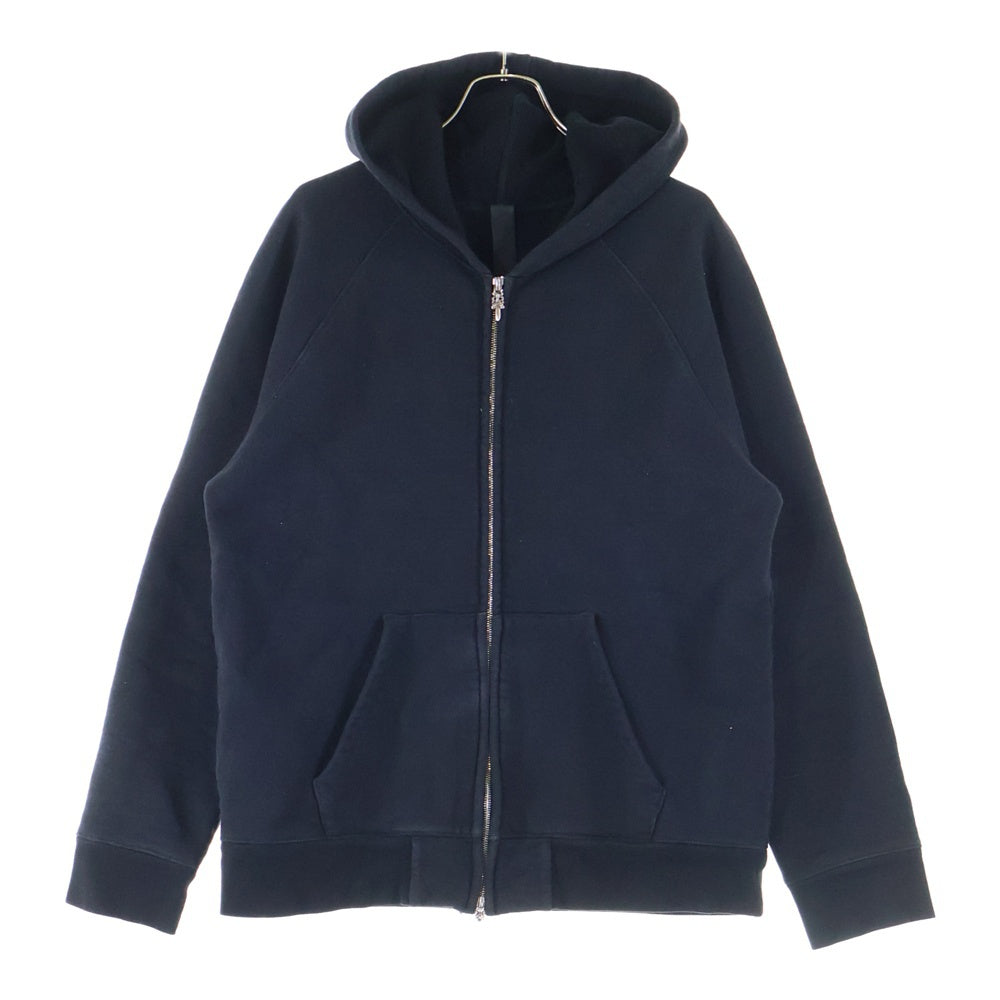 CHROME HEARTS(クロムハーツ) SAILIN ON ZIP HD セメタリークロス刺繍 ジップアップパーカー ブラック/シルバー