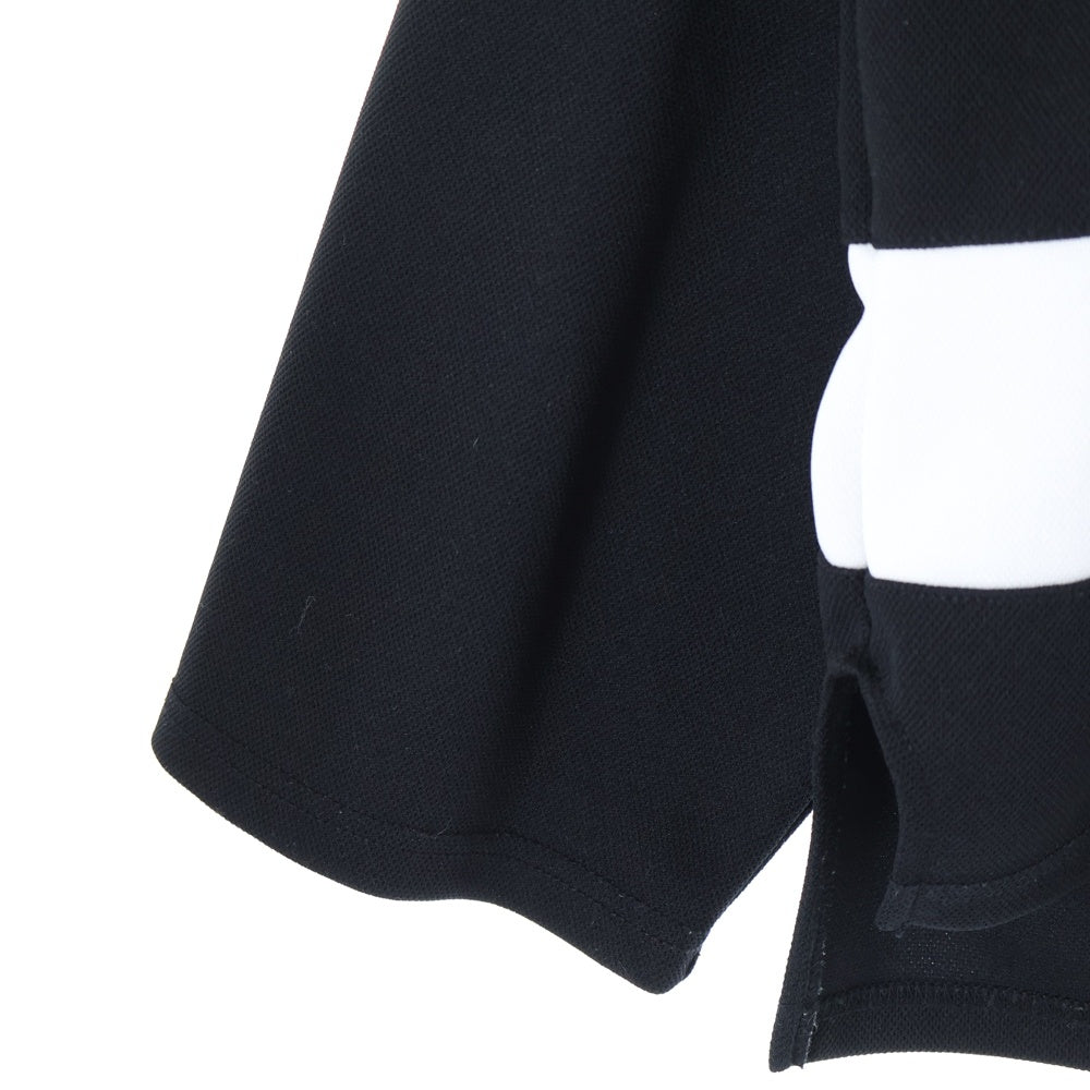 READY MADE(レディメイド) 23SS GAME SHIRT SMILE スマイル刺繍 長袖ゲームシャツ ブラック RE-P0-BK-00-00-249