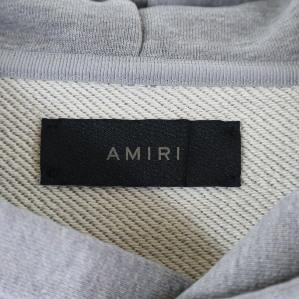 AMIRI(アミリ) MA Shotgun デストロイド プルオーバーパーカー グレー