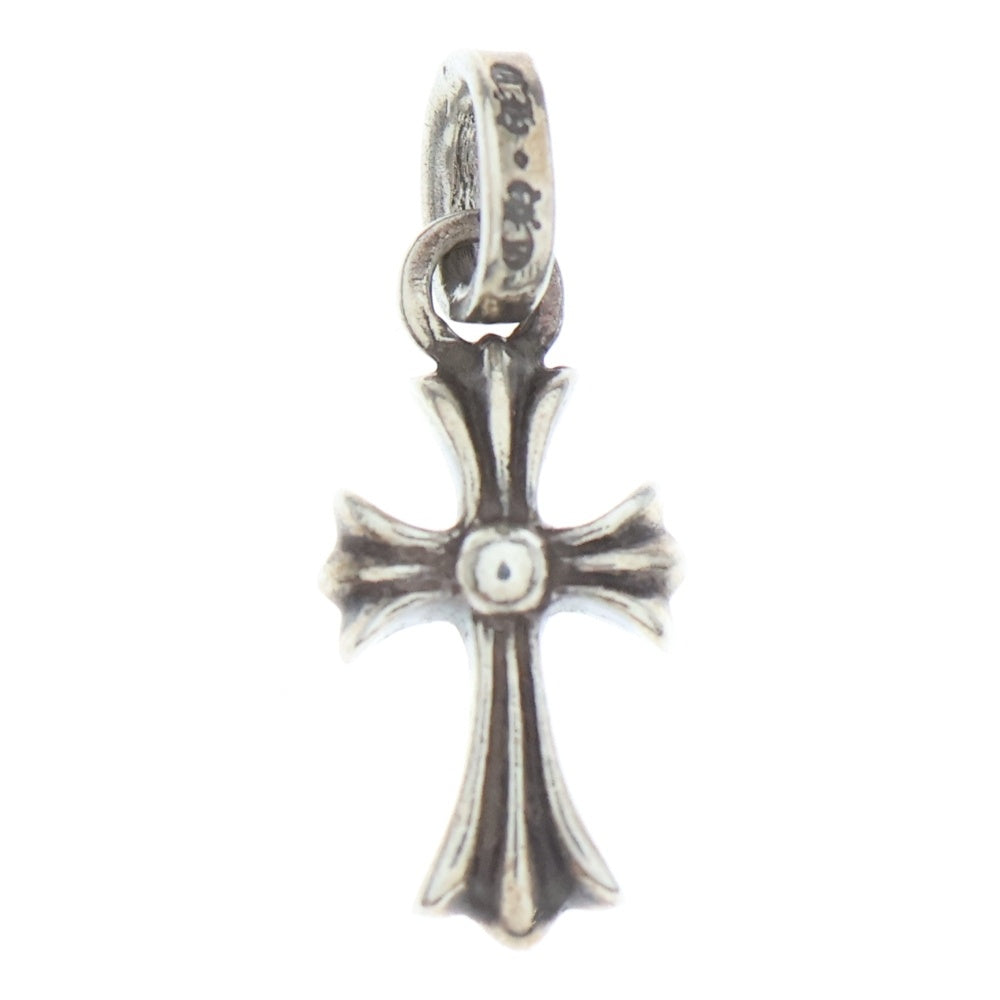 CHROME HEARTS(クロムハーツ) CRS BBYFAT P SAP ベイビーファットクロス PAVEサファイア ペンダントトップ シルバー BCA236