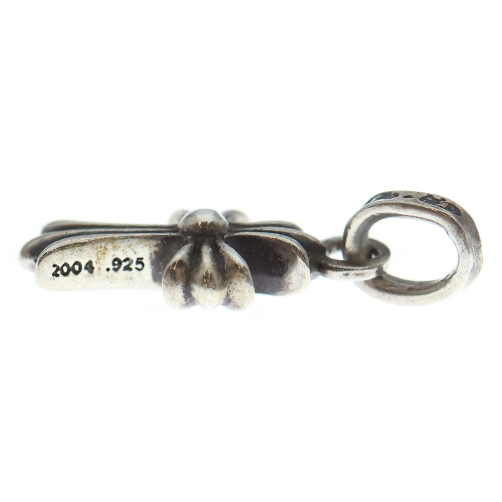 CHROME HEARTS(クロムハーツ) CRS BBYFAT P SAP ベイビーファットクロス PAVEサファイア ペンダントトップ シルバー BCA236