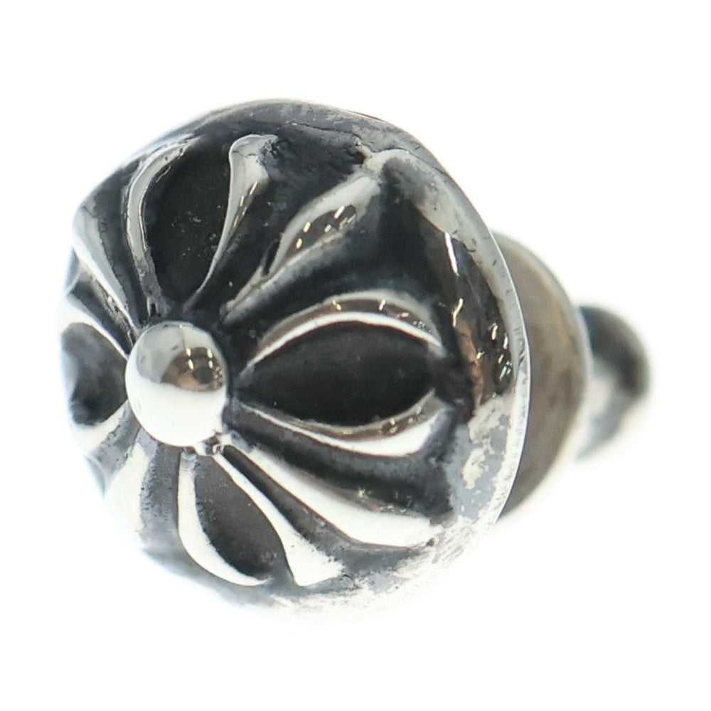 CHROME HEARTS(クロムハーツ) STUD CRSBLL クロスボールスタッドピアス シルバー BCA110
