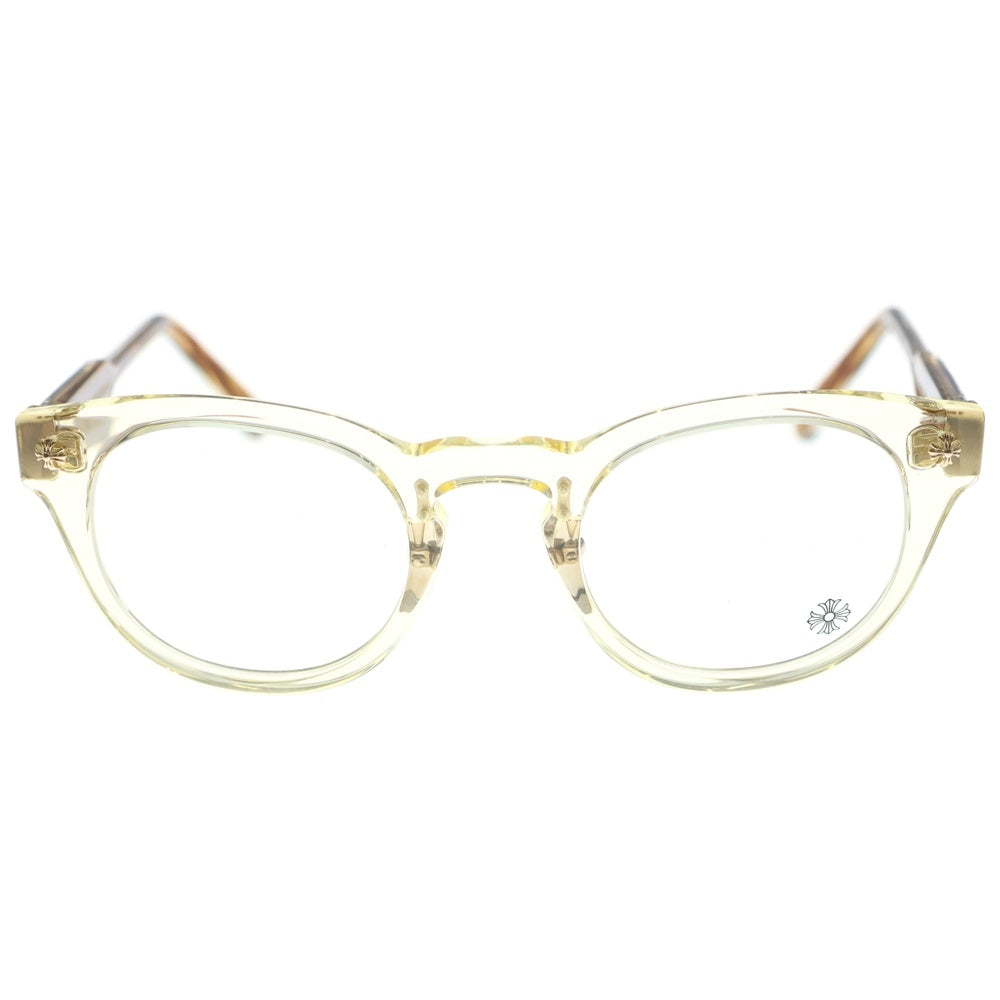 CHROME HEARTS(クロムハーツ) DINGALONGLINGLONG CHプラスフレーム ボストンサングラス メガネ 眼鏡 アイウェア クリア