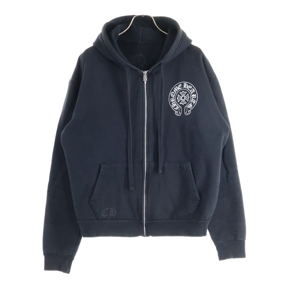 CHROME HEARTS(クロムハーツ) SWTSHRT HD ZIP マイアミ限定ジップアップパーカー ブラック