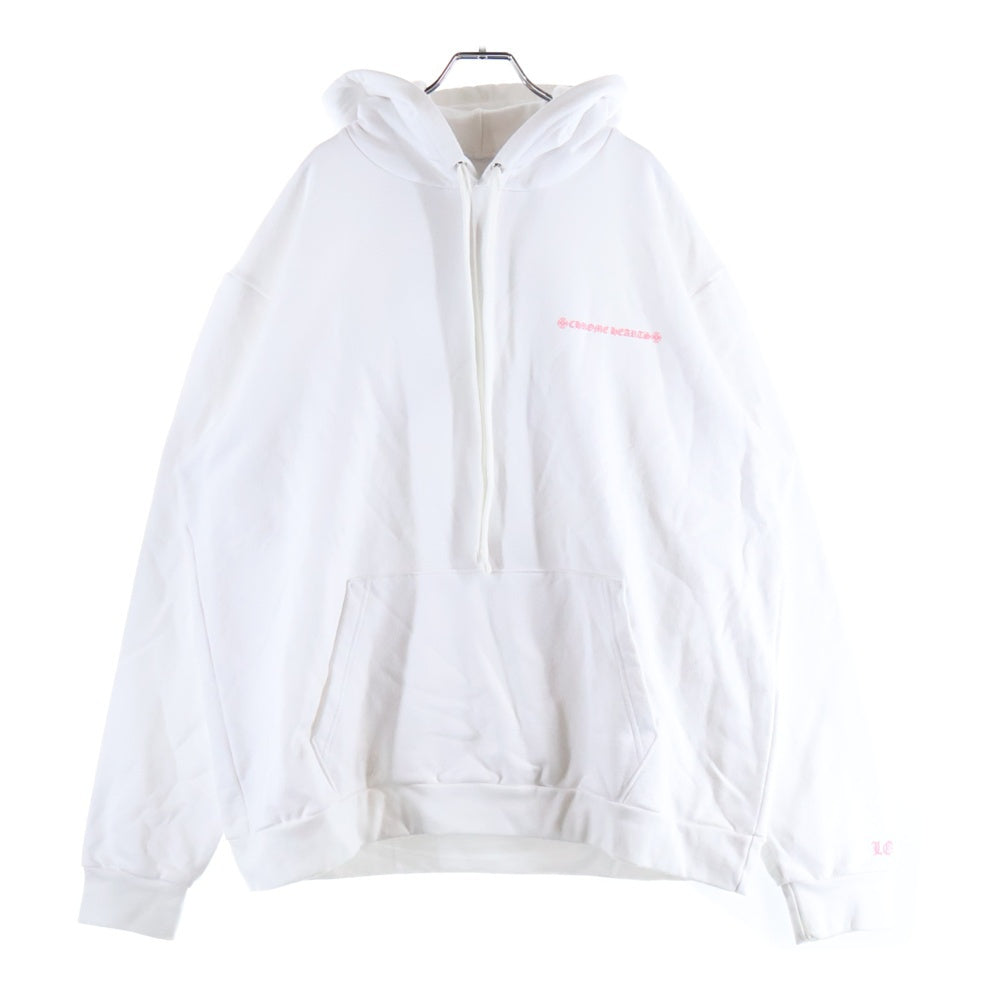 CHROME HEARTS(クロムハーツ) Laurie Lynn Stark LLS Back Photo Print Pullover Hoodie ローリーリンスターク LLS バックフォトプリント プルオーバーパーカー ホワイト