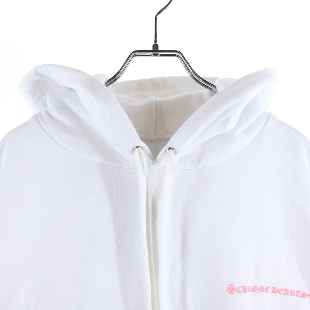 CHROME HEARTS(クロムハーツ) Laurie Lynn Stark LLS Back Photo Print Pullover Hoodie ローリーリンスターク LLS バックフォトプリント プルオーバーパーカー ホワイト