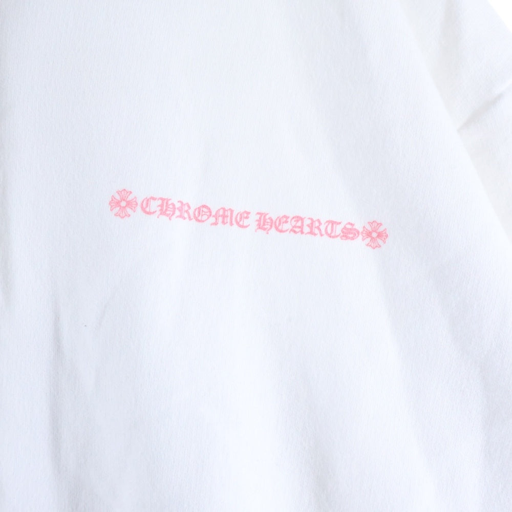 CHROME HEARTS(クロムハーツ) Laurie Lynn Stark LLS Back Photo Print Pullover Hoodie ローリーリンスターク LLS バックフォトプリント プルオーバーパーカー ホワイト