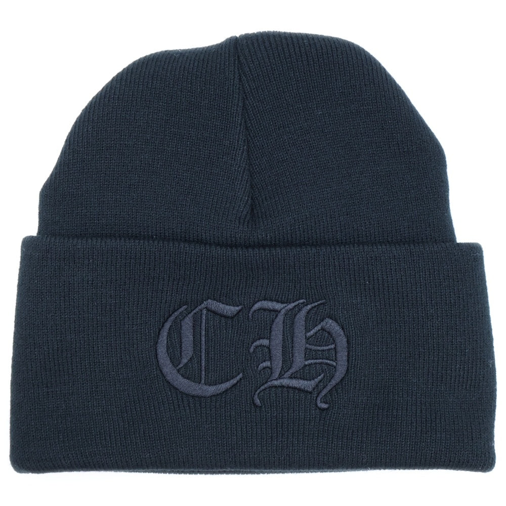 CHROME HEARTS ビーニー CHROME HEARTS(クロムハーツ) BEANIE CASH クロスパッチ付きカシミア