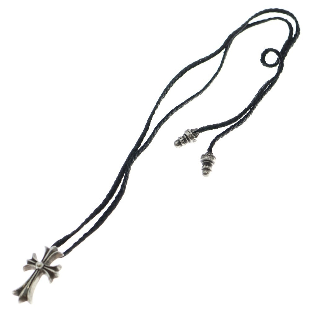 CHROME HEARTS(クロムハーツ) CH CRS SMLスモールCHクロス BC ボロチップブレイド ネックレス シルバー BCA220