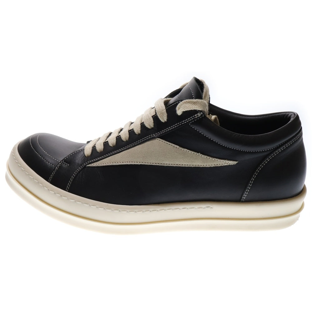Rick Owens(リックオウエンス) VINTAGE SNEAKS RU01C4897LPOLVS ヴィンテージスニーカー ブラック/ホワイト