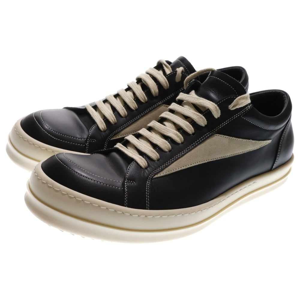 Rick Owens(リックオウエンス) VINTAGE SNEAKS RU01C4897LPOLVS ヴィンテージスニーカー ブラック/ホワイト