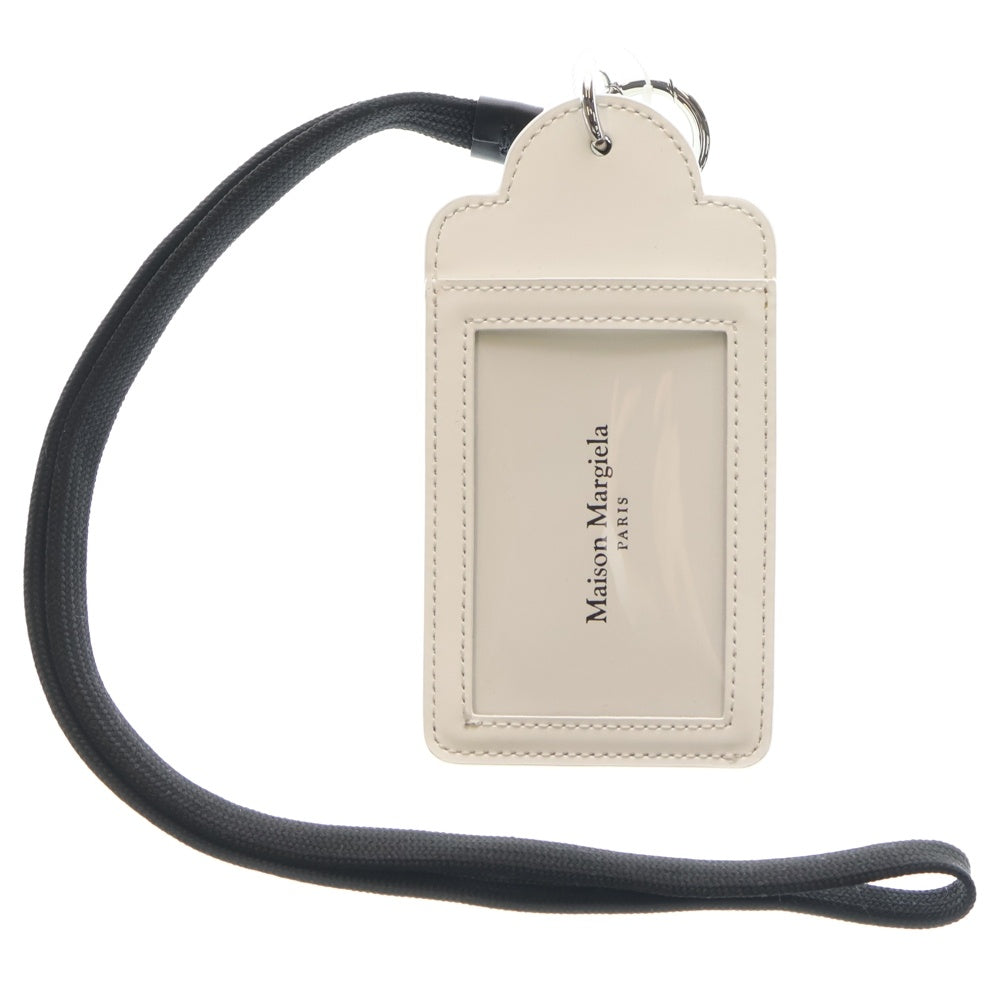 Maison Margiela(メゾンマルジェラ) CARD HOLDER TAG WITH HOOK AND LACE ネックポーチ カードケース ホワイト SA1TZ0003 P5427 レディース