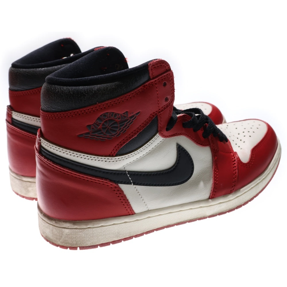 NIKE(ナイキ) AIR JORDAN 1 HIGH OG CHICAGO LOST & FOUND DZ5485-612 エアジョーダン1ハイロストアンドファウンド ハイカットスニーカー ホワイト/レッド US10.5/28.5cm