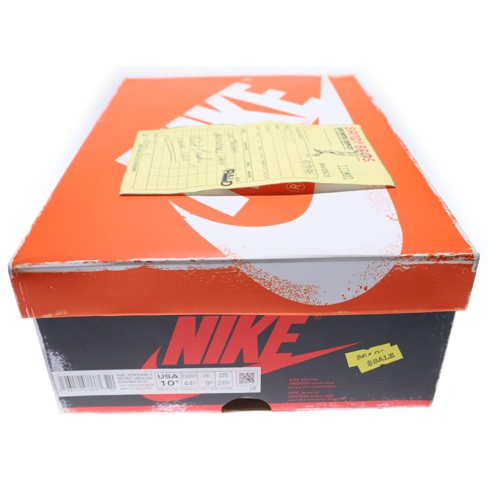 NIKE(ナイキ) AIR JORDAN 1 HIGH OG CHICAGO LOST & FOUND DZ5485-612 エアジョーダン1ハイロストアンドファウンド ハイカットスニーカー ホワイト/レッド US10.5/28.5cm