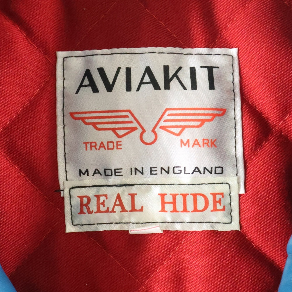 Lewis Leathers(ルイスレザー) LIGHTNING TIGHT FIT ライトニング タイトフィット ホースハイド レザージャケット ライトブルー