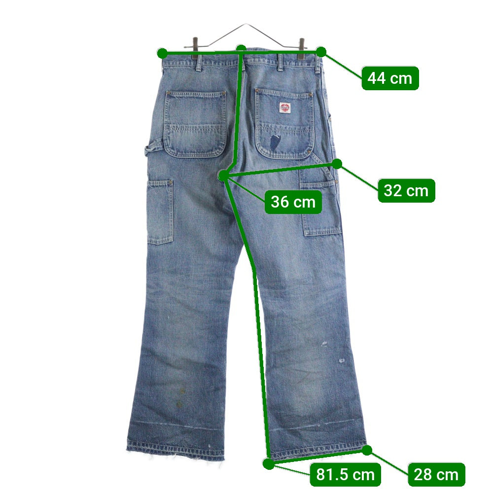 SAINT MICHAEL(セントマイケル) 24AW DOUBLE KNEE DENIM BLUEデニムパンツ インディゴ SM-YS1-0000-066