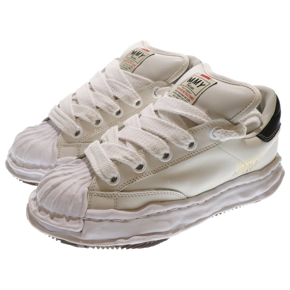 MAISON MIHARAYASUHIRO(メゾンミハラヤスヒロ) BLAKEY PUFFER OG Sole Leather Low ブレイキー パファー OG ソール レザー ローカットスニーカー ホワイト A12FW723